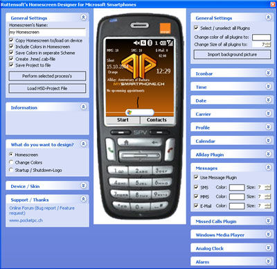 Homescreen Designer