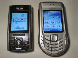 SGH-D720 vs 6630