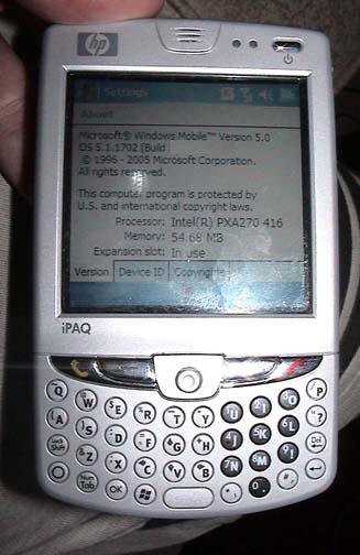 HP iPAQ hw6715
