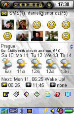 Handy Day 2005 Professional – Zprávy, kontakty, počasí, budíky a aplikace