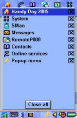 Handy Day 2005 Professional – Tasklist: Druhý stisk tlačítka