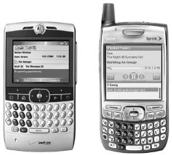 Palm Treo 700p vs Motorola Q