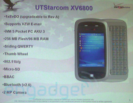 UTStarcom XV6800