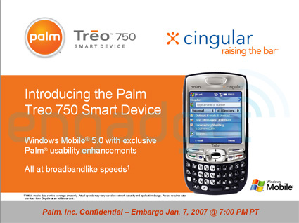Prezentace Palm Treo 750