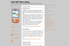 CES 2007 Micro Blog