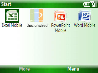 Windows Mobile 6 na Samsung SGH-i600