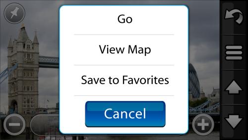 Garmin nüvifone UI