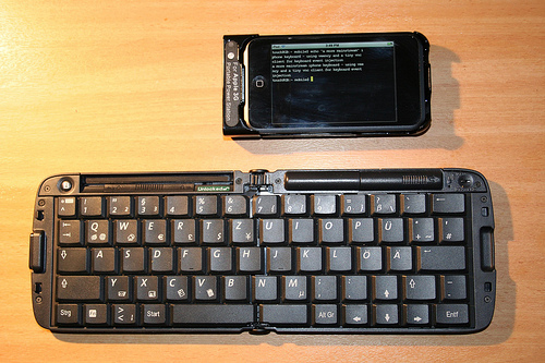 QWERTY klávesnice pro iPhone
